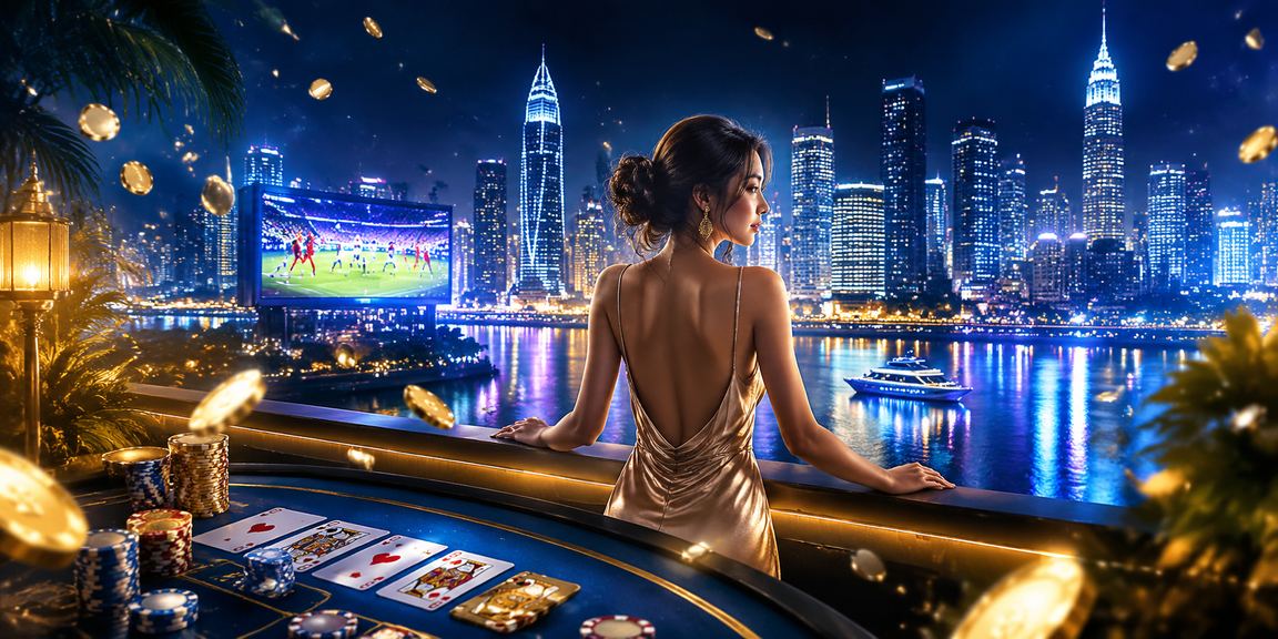 Không khí cá cược baccarat neon về đêm tại TP. Hồ Chí Minh