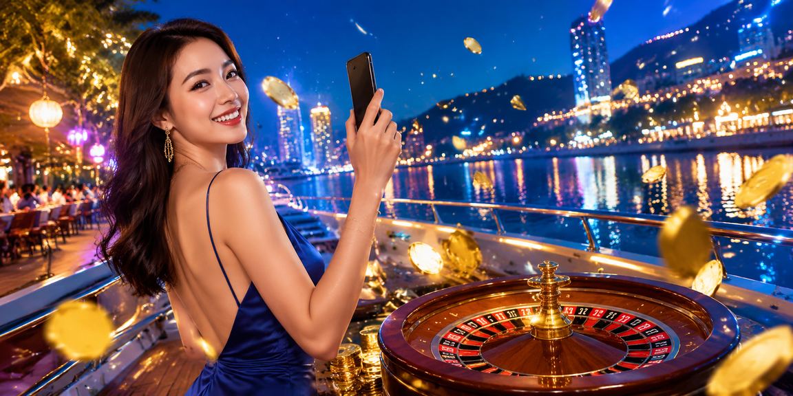 Người chơi thưởng thức cà phê và theo dõi roulette tại Vũng Tàu